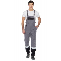 Полукомбинезон мужской летний "Виват" серо-черный