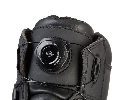 Ботинки "Капер" с системой быстрой шнуровки, цв. чёрный, КП, ПУ/ПУ