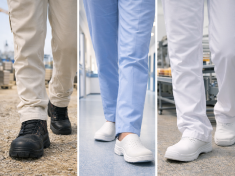 Рабочая обувь для разных профессий: строители, сварщики, медики, пищевое производство